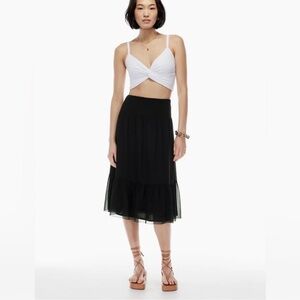 Wilfred Waterfall Midi Skirt